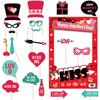 Celebrate Valentine's Day Eve with Photo Booth Properties Accessory Picture Frame for Fun Party Photos Decoration