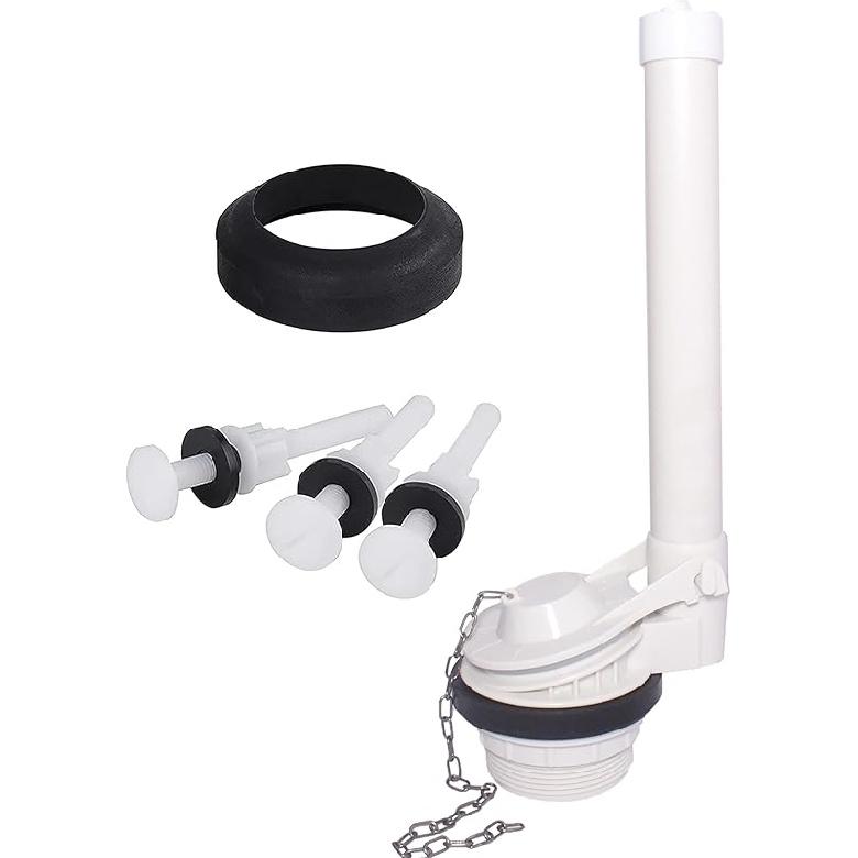 

3-Inch Toilet Flush Valve Replacement 2-piece Toilet Tank Parts with Gasket and Bolts Fit for American Standard 738921-100.0070A Easy to Install High 2 Inch