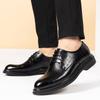 Heel Spring Autumn Men'S Leather Dress Shoes Fashion Casual New Designer Hollow Height Casual Platform Shoes Man