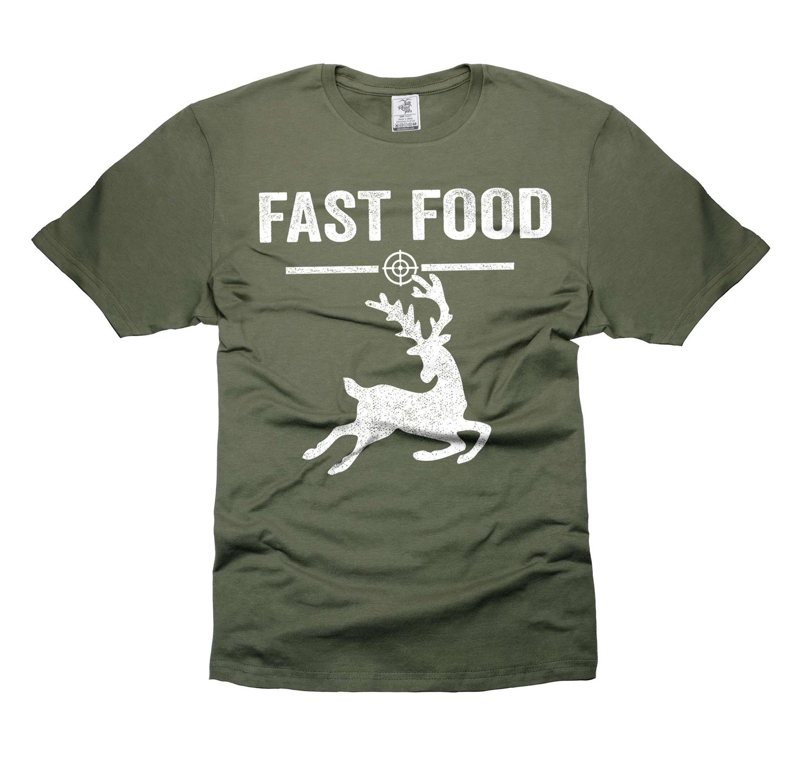 Funny Hunting Shirt Deer Fast Food Shirt Deer Hunting T-Shirt Hunter Gifts 3XL