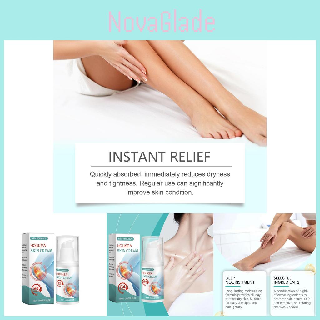 Houkea Moisturizing Body Cream For Silky Smooth Skin With Deep Hydration 100g