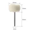 3mm Shank Fine Wool Polishing Abrasive Brush Grinding Buffing Wheel Grinder Head
