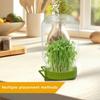 Plastic Mason Sprouting Lid With Bracket Efficient Bean Sprouting Kit Draining Mesh Sprouting Tray Germination Jar Lid Office