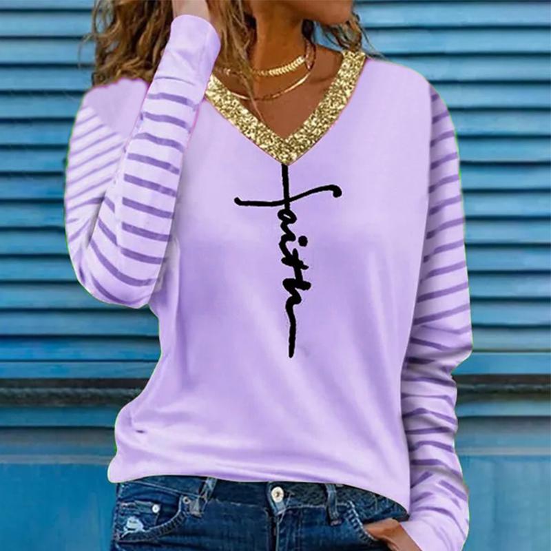 Женские футболки с 3D принтом «Буквы креста» — фото 7