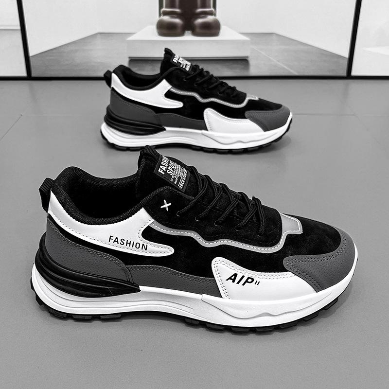 Sneakers New Spring Casual Shoes Summer Leather Waterproof and Non-slip Labor Insurance Shoes