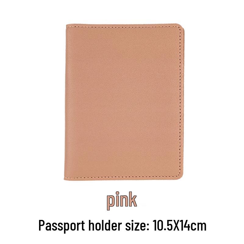 Customizable PU Leather Passport Holder & Luggage Tag Set with Paper Card Inclusion