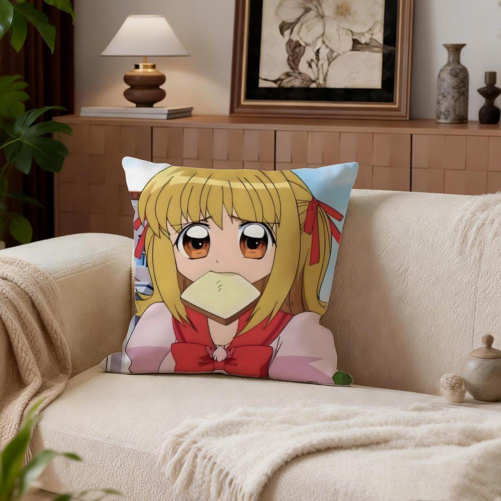 Mermaid Melody Pichi Pichi Pitch Cushion Cover Cushion Cover Set 4Pcs 50x50 45x45 40x40 Pillowcase Decorative Sofa Home Decor