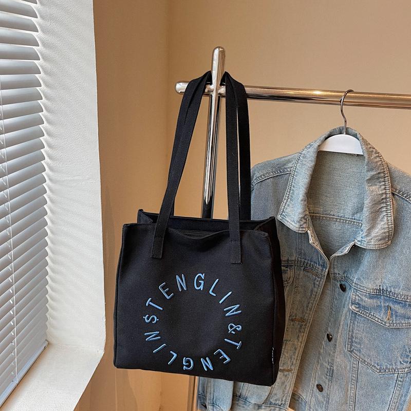 

2025 Женская Повседневная Стильная Сумка-Тоут на Плечо - Модная и Простая Дизайнерская Сумка чёрный