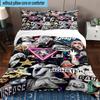 3PCS pop Lady music 3pcs Bedding,Including 3PCS Duvet Cover And 2pcs Pillowcases Perfect for Christmas,Ideal for Bedroom, Dormitory