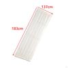 Elegant White Door Drapery Set with Rod Pockets for Home