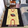 Portland Trail Blazers Court Rug Suitable As a Non-slip Mat for the Living Room or Bedroom Sofa