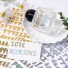 6 Sheets Craft Letter Stickers, 1080 PCS Glitter Script Alphabet A-Z Vinyl Self Adhesive For Gift Wrapping, Party Cards, Wedding