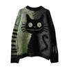 Men's Halloween 3D Printed Long Sleeve Top Round Neck Casual Sports Pullover