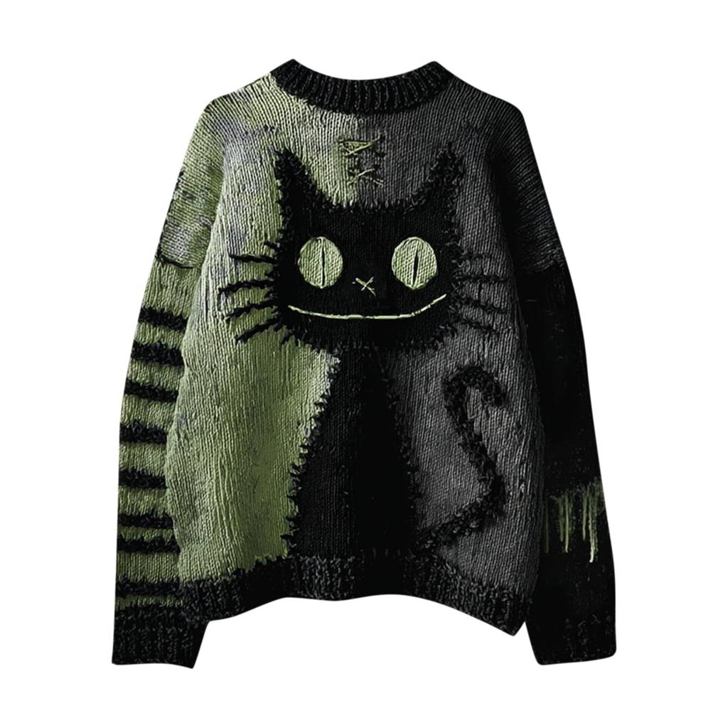 Men's Halloween 3D Printed Long Sleeve Top Round Neck Casual Sports Pullover