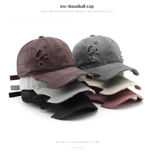 Women's Solid-color, Plain Baseball Cap with a Hole Cutout, Suitable for Outdoor Activities, Travel, and Sun Protection