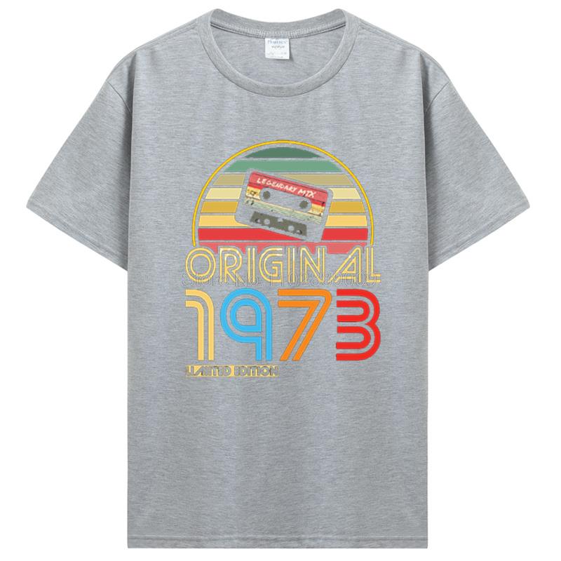 Old T Shirt Original Limited Edition 1973 Vintage T-shirt Funny Women Men Birthday Gift Printed Tshirt Harajuku Streetwear Tees