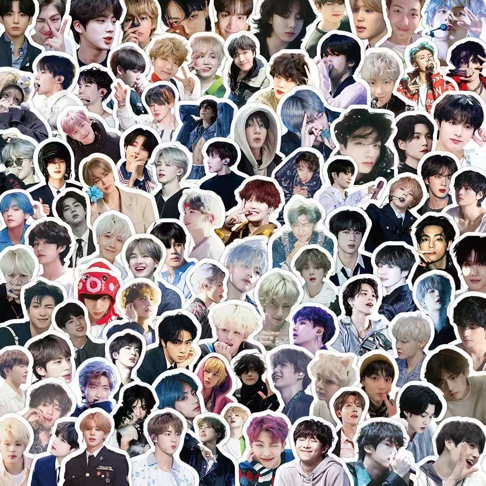 BTS Stickers,Stickers for Laptop Journal Skateboard Guitar Luggage