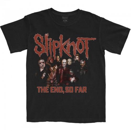 Slipknot Camiseta de algodón unisex para adultos The End, So Far Photograph XL negro