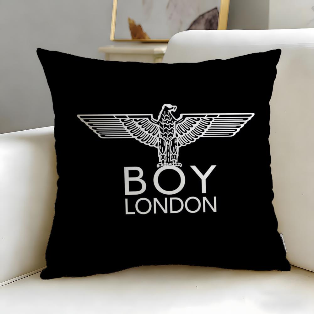 classic fashion brand BOY LONDON Cushion Cover Soft & Easy-Wash Pillow Case – Versatile for Couch, Bed, Travel and Office