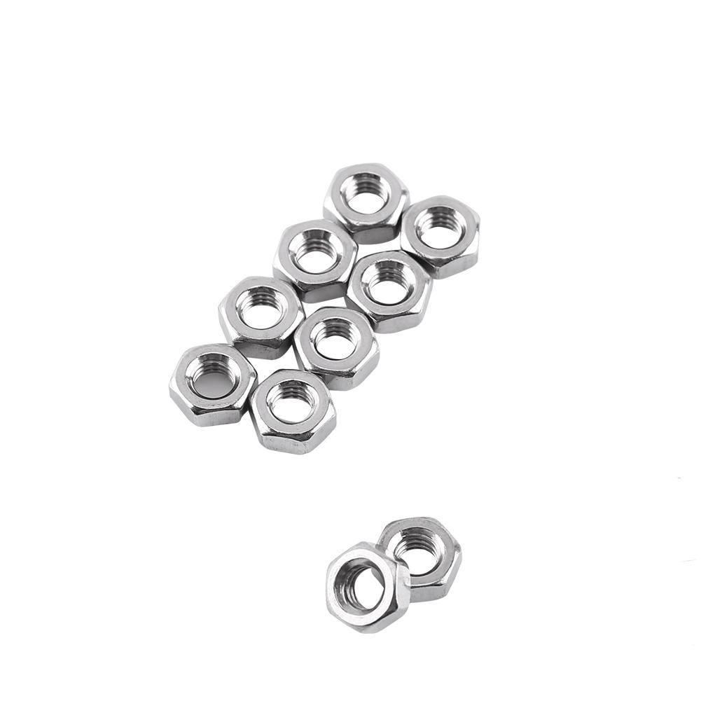 M4 A2 Stainless Steel Hex Socket Screws With Hex Nuts Assortment Fasteners( Head)