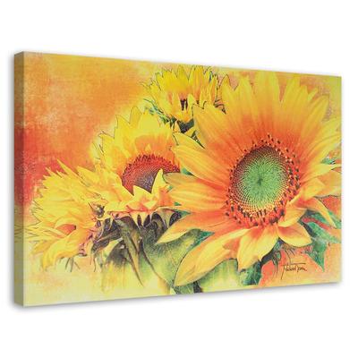 Canvas Print Sunflowers Yellow