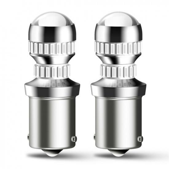 

AUXITO 1156 1073 1093 BA15S LED Red Brake Tail Stop Light Parking Bulbs Canbus