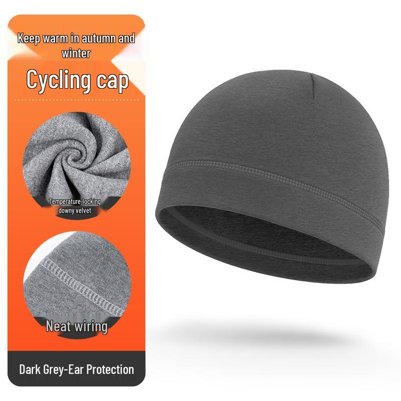 Windproof Winter Cycling Beanie: Warm Ear-Covering Hat for Motorcycling, Running & Sports