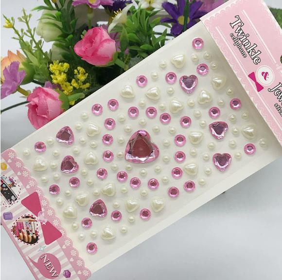 New Stickers On The Face Rhinestone Makeup Bright Face Art Sticker Children'S Temporary Tattoo Rhinestone For Strasse Makeup
