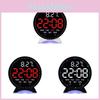 Digital Led Alarm Clock With Night Light Calendar Countdown For Bedroom Decor