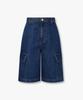 STUDIO TOMBOY [Men] Bermuda Cargo Denim Pants_Dark Blue 9156262323
