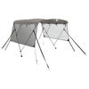 3 Bow Bimini Top with Mesh Side Panels 183 x (185 198) x 137 cm