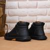 Men's Leather Boots Fashionable Hand-Stitched Boots Flat Boots Lace-Up Casual Shoes