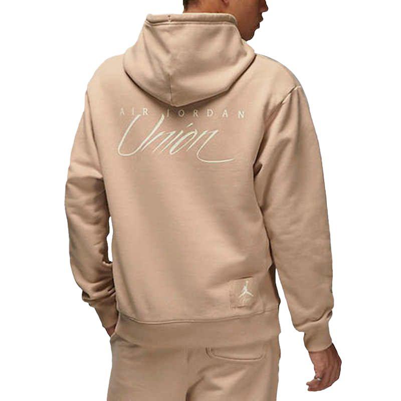 Jordan X Union MJ Fleece Hoodie (Asia Sizing) Bio Beige/Coconut Milk Unisex Streetwear DV7335-296