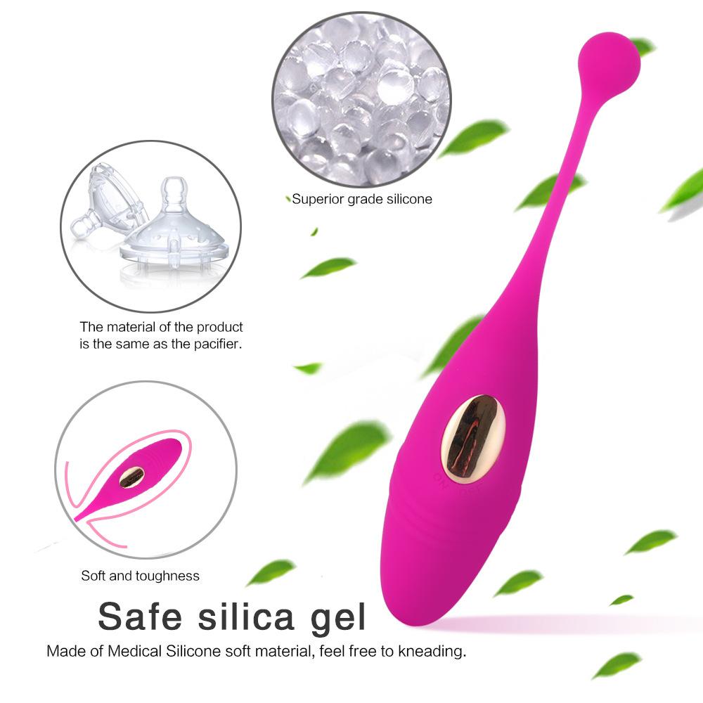 Women's Jumping Egg Vibration Masturbation Device Wireless Remote Control USB Charging Fun Silicone Waterproof Toy Adult Products