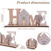 Wooden Stand Decoration Wooden Home Desktop Ornament with House Tree Rustic and Modern Home Decoration for Birthday Present