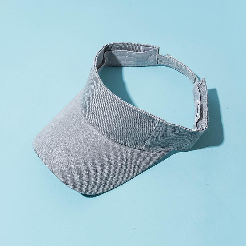 Hat Female Tide Summer Sun Protection Sun Shade Duck Tongue Baseball Cap Men's Solid Color Empty Top Hat