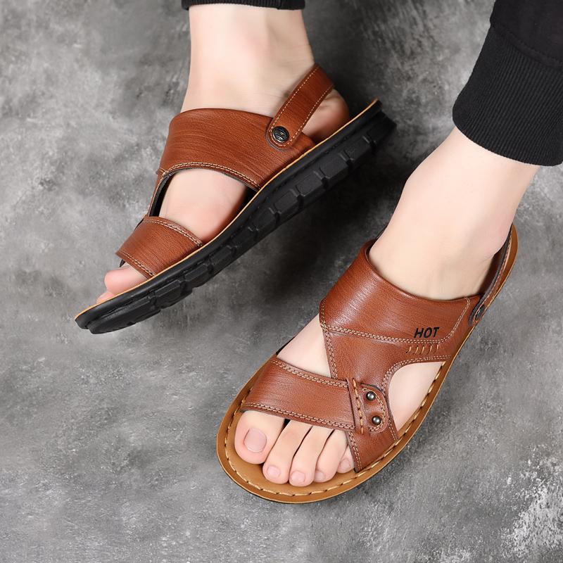 Fashion Summer Outdoor Sandals for Man Slippers Breathable Hiking Shoes Water Beach Mens Sandals Camping Climbing Aqua Sneaker