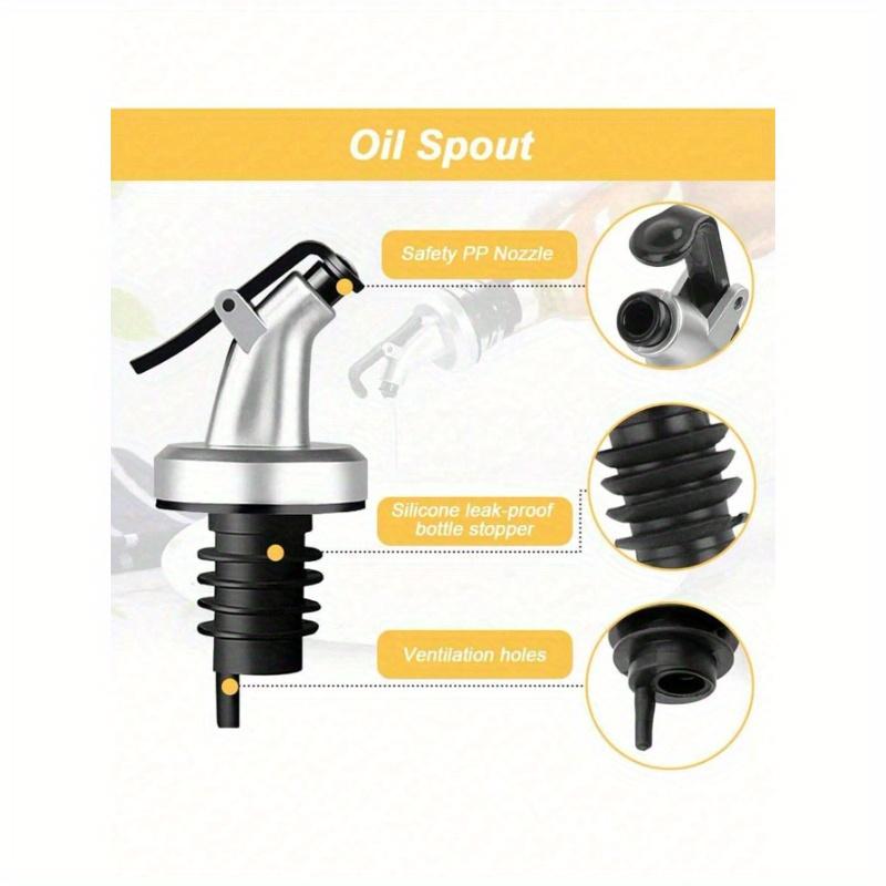 1pc Oil Dispensers, Glass Olive Oil Bottle, Soy Sauce and Vinegar Dispenser, KitchenGadgets, Kitchen Accessories