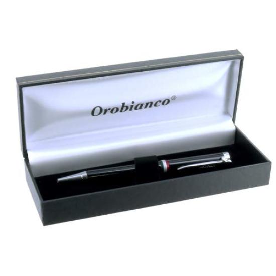 Orobianco La Scriveria Twist Ballpoint Black Ct Pen, 6. [Used]
