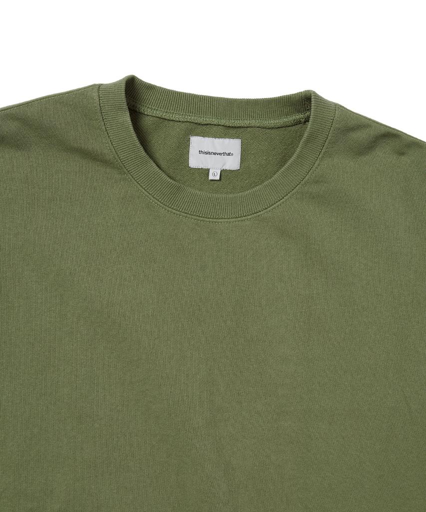 THISISNEVERTHAT Tnt Faded Crewneck Moss Green