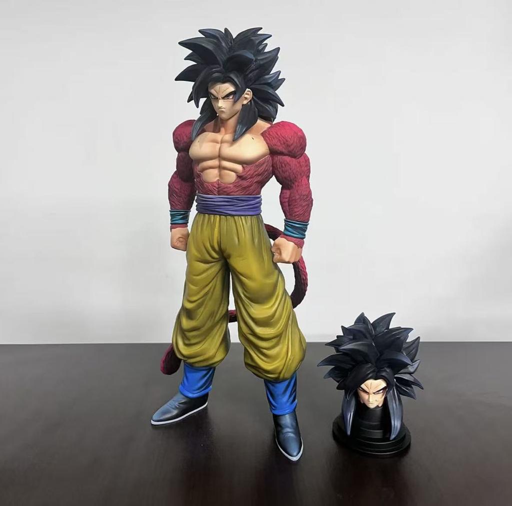 Dragon Ball Z Ssj4 Goku Figure Replace Head Super Saiyan 4 Goku Action Figures Collection Mode Toys Gifts