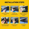For Lexus ES250 ES350 ES300h 2019-2025 Car Rear Louver Window Side Shutter Cover Trim Sticker Vent Scoop ABS Carbon Fiber Auto