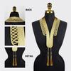 Gold Thread Collar Trim Sewing Applique For Handmade Suits And Dance Costume Clothing Embellishment Sewing Accessories