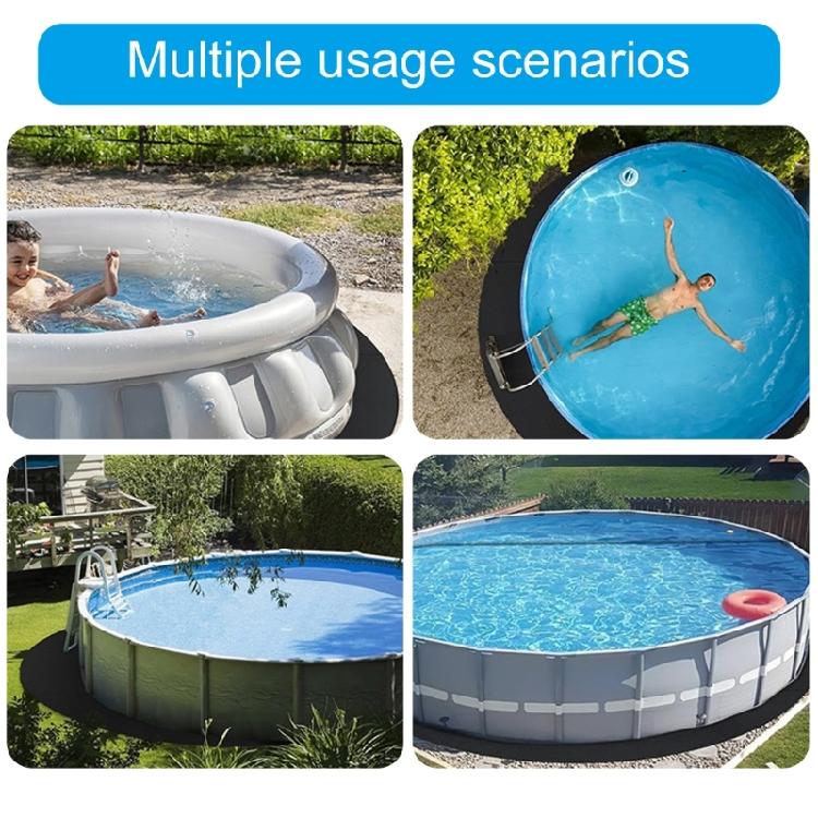 Pool Liner Pad for Round Above Ground Pool Thickened Pool Mat for Under Pool Ground Pad Floor Mat for Pool Bottom