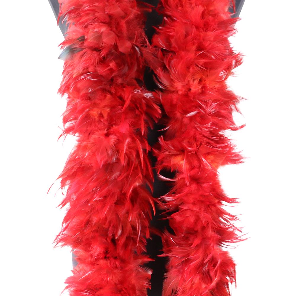 DIY 2 Meter Dickes Hahnenfedern Boa Basteln Natürliche Hühnerfeder Schal Herstellung Karneval Party Kleidung Bastelzubehör