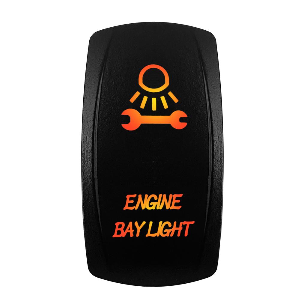 12V-24V Orange Led Rocker Switch Waterproof 20A Amber Light SPST DPDT Toggle Key for Car Boat ATV Camper Motorhome Auto Machine Switches4