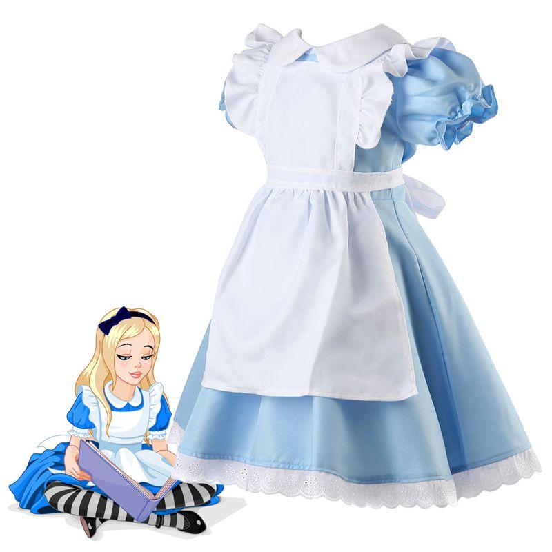 Elegant Alice In Wonderland Costume With Breathable Fabric And Exquisite Workmanship