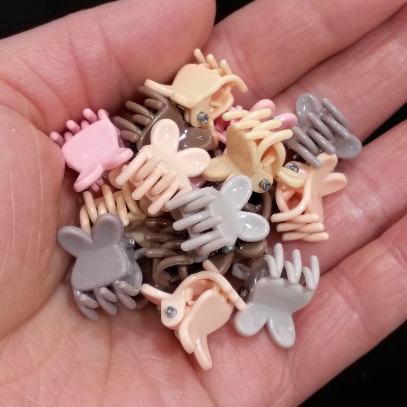 Set Mini Mollette per Bambini: Clip Margherita, Coniglio, Stella, Fiore di Prugno