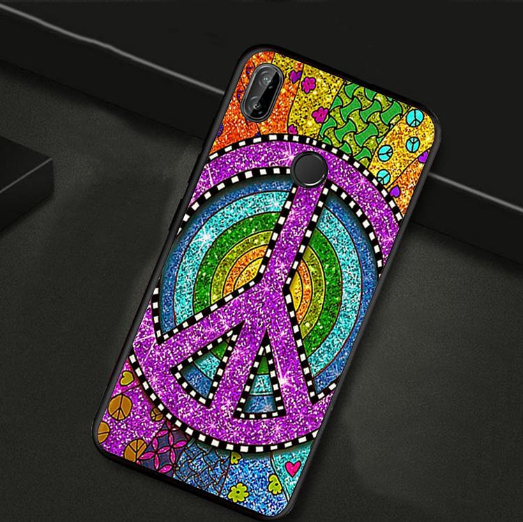 Hippie Daisy Tie-dye Flower Peace For Huawei Nova 10 9 SE 3i 7i 8i 11i 12i Y73 Y90 Y70 Y72 Y61 Y91 P60 Pro P30 P40 Lite Case