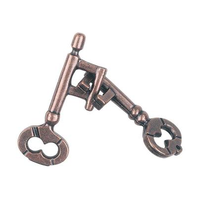 Mo Xu Zinc Alloy Puzzle Series: Educational Toy with Nine Interlocking Rings.